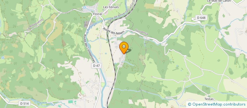 localisation de l'entreprise MADAME ANGELINA DESORME  MONTEILS