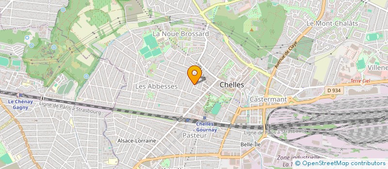 localisation de l'entreprise MADAME ANGELINA DOS SANTOS à CHELLES