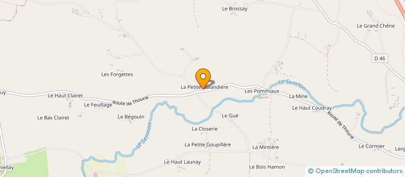 localisation de l'entreprise MADAME ANGELINA DROUET  MARTIGNE-FERCHAUD