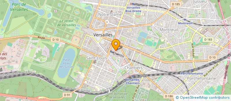 localisation de l'entreprise MADAME ANGELINA DUJARDIN à VERSAILLES