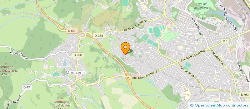 localisation de l'entreprise MADAME ANGELINA ERPATE  LE CREUSOT