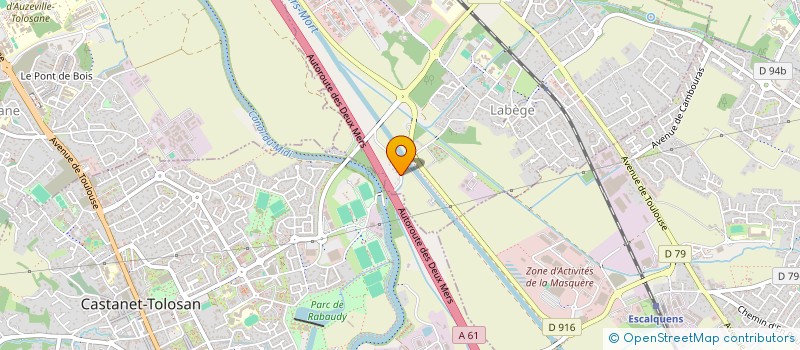 localisation de l'entreprise MADAME ANGELINA ESCODER  LABEGE