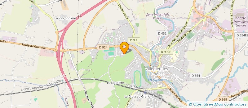 localisation de l'entreprise MADAME ANGELINA FAVRAY  VILLEDIEU-LES-POELES-ROUFFIGNY