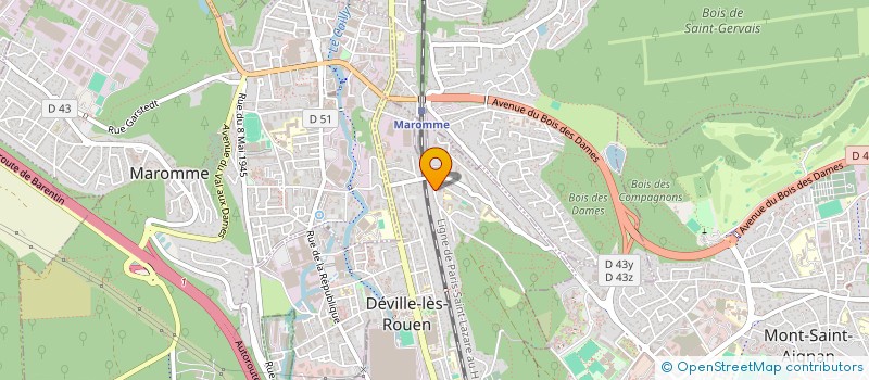 localisation de l'entreprise MADAME ANGELINA FILOQUE  DEVILLE-LES-ROUEN