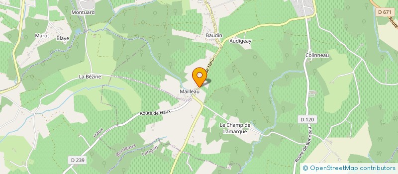 localisation de l'entreprise MADAME ANGELINA FONDECAVE  CREON