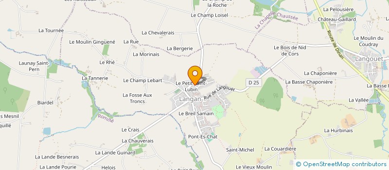 localisation de l'entreprise MADAME ANGELINA FRALEU  LANGAN