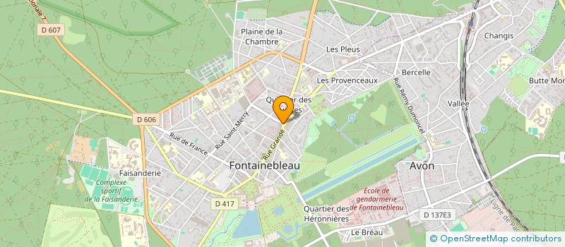 localisation de l'entreprise MADAME ANGELINA GARRIDO  FONTAINEBLEAU