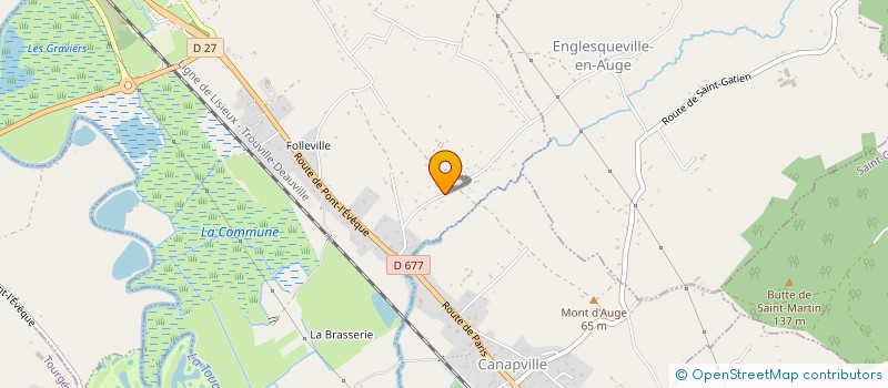 localisation de l'entreprise MADAME ANGELINA GASSOU  BONNEVILLE-SUR-TOUQUES