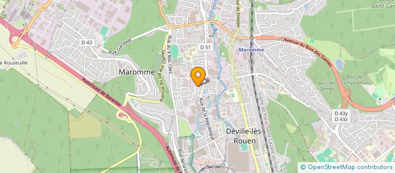 localisation de l'entreprise MADAME ANGELINA GEERAERT  MAROMME