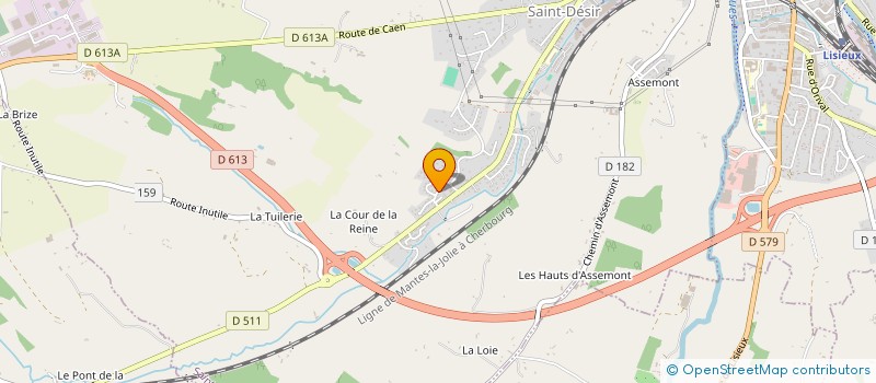 localisation de l'entreprise MADAME ANGELINA GIOT  SAINT-DESIR