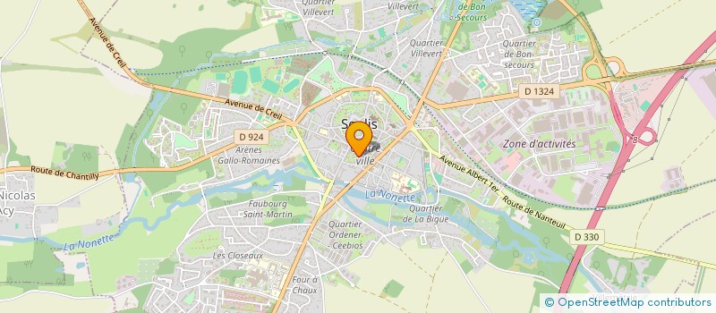 localisation de l'entreprise MADAME ANGELINA HERNANDEZ  SENLIS