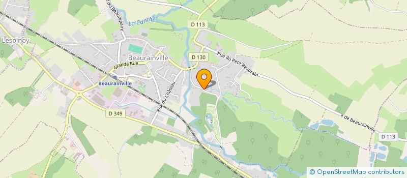 localisation de l'entreprise MADAME ANGELINA HORN à BEAURAINVILLE