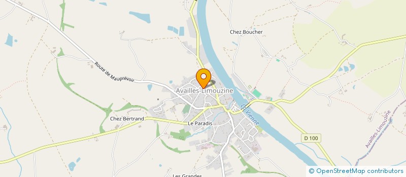 localisation de l'entreprise MADAME ANGELINA JOUAN  AVAILLES-LIMOUZINE