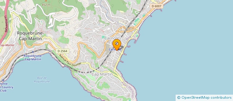 localisation de l'entreprise MADAME ANGELINA KHARITONOVA à ROQUEBRUNE-CAP-MARTIN