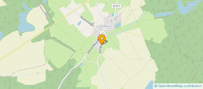 localisation de l'entreprise MADAME ANGELINA LAMOTTE  LE BAIZIL