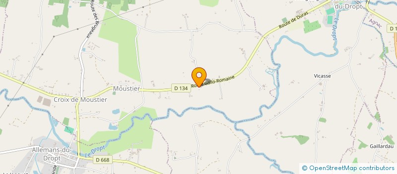 localisation de l'entreprise MADAME ANGELINA LEBEAU  MOUSTIER