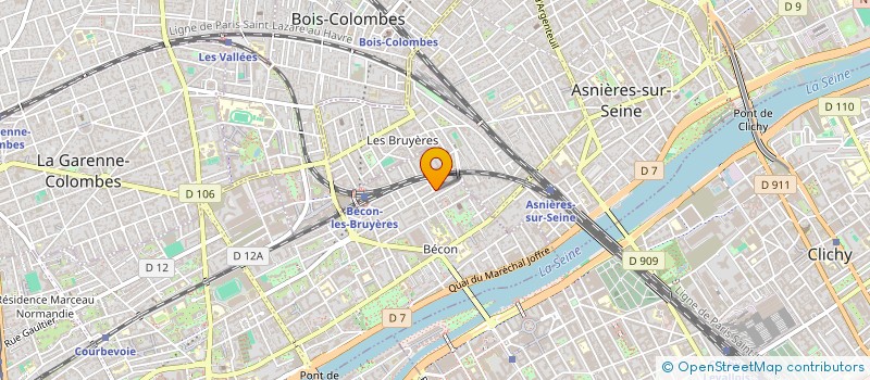 localisation de l'entreprise MADAME ANGELINA LEDRU à COURBEVOIE