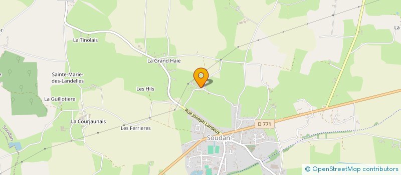 localisation de l'entreprise MADAME ANGELINA LEMONNIER à VILLEPOT