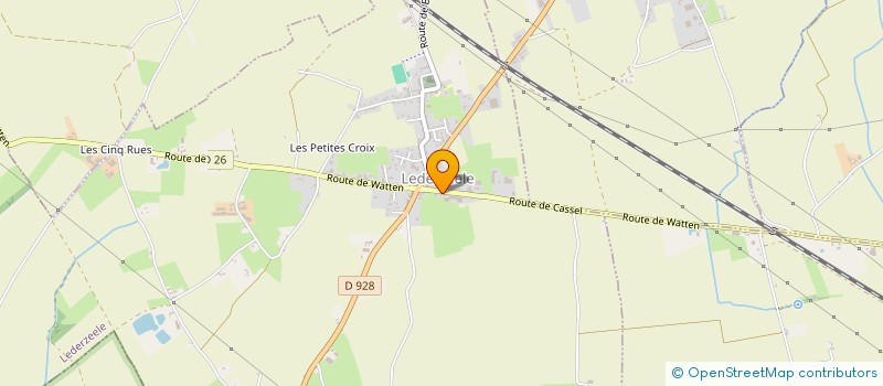 localisation de l'entreprise MADAME ANGELINA LESTOQUOY  LEDERZEELE