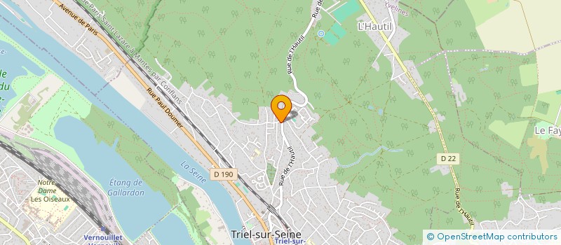 localisation de l'entreprise MADAME ANGELINA LOUIS  TRIEL-SUR-SEINE