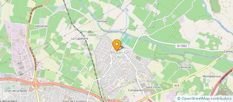 localisation de l'entreprise MADAME ANGELINA MALERBA  BOUJAN-SUR-LIBRON