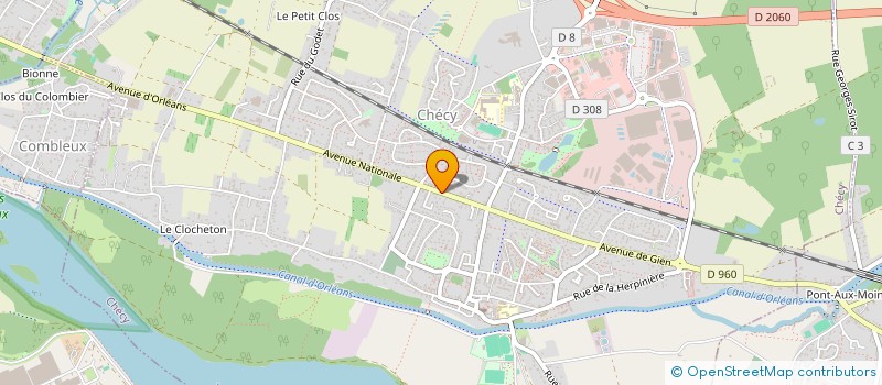 localisation de l'entreprise MADAME ANGELINA MARLOT  CHECY