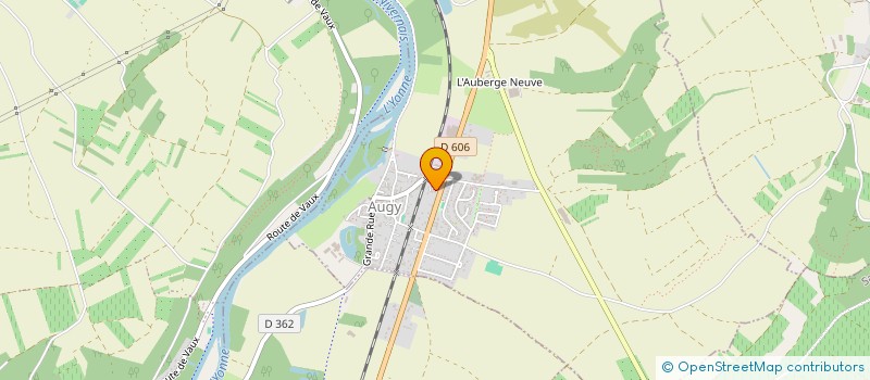 localisation de l'entreprise MADAME ANGELINA MARTIGNAGO  AUGY