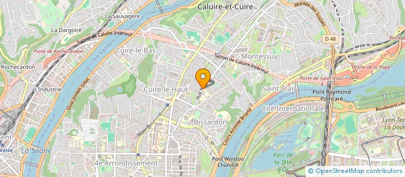 localisation de l'entreprise MADAME ANGELINA MARTIROSSOVA  CALUIRE-ET-CUIRE