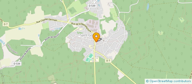 localisation de l'entreprise MADAME ANGELINA MENNESSON  SAINT GOBAIN