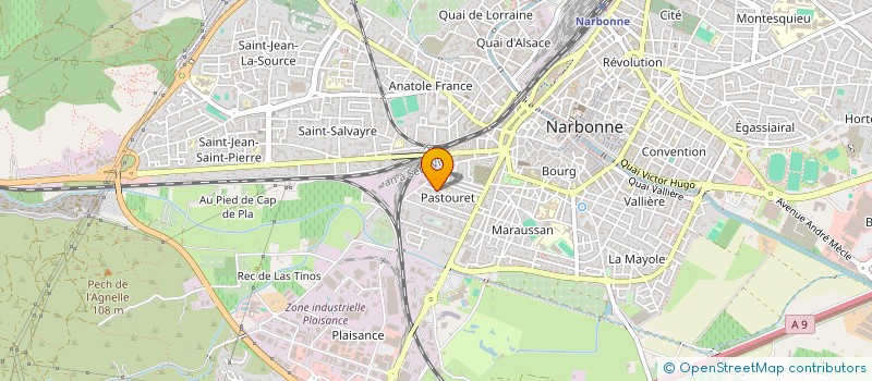 localisation de l'entreprise MADAME ANGELINA MOLINER  NARBONNE