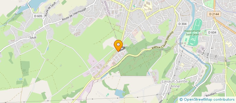 localisation de l'entreprise MADAME ANGELINA MONAMI  MONTLUCON