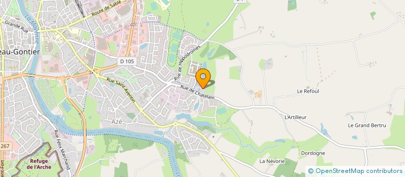 localisation de l'entreprise MADAME ANGELINA ORY  CHATEAU-GONTIER-SUR-MAYENNE