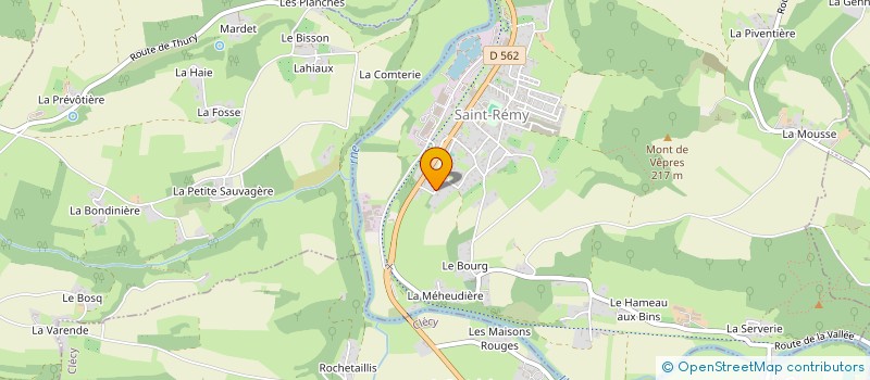 localisation de l'entreprise MADAME ANGELINA OZERAY  SAINT-REMY