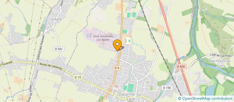 localisation de l'entreprise MADAME ANGELINA PAGOT  LABARTHE-SUR-LEZE