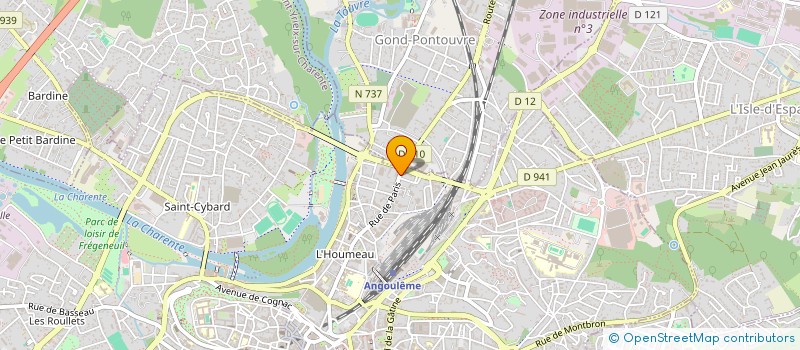 localisation de l'entreprise MADAME ANGELINA PECORINI à ANGOULEME