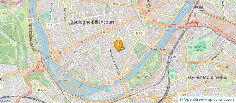 localisation de l'entreprise MADAME ANGELINA PETTIROSSI à BOULOGNE-BILLANCOURT
