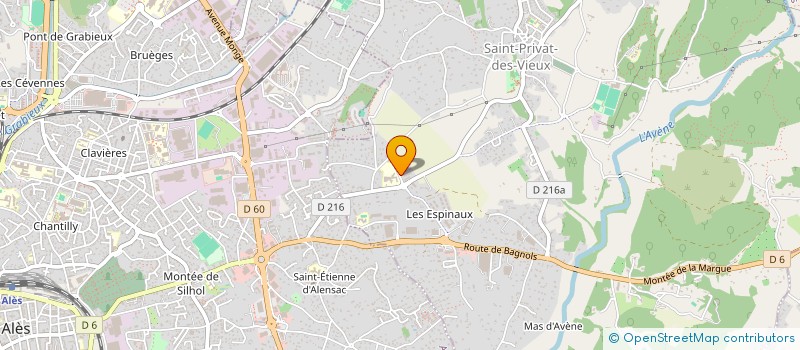 localisation de l'entreprise MADAME ANGELINA PICOT  SAINT-PRIVAT-DES-VIEUX