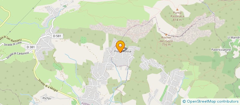 localisation de l'entreprise MADAME ANGELINA PIETRI  AFA