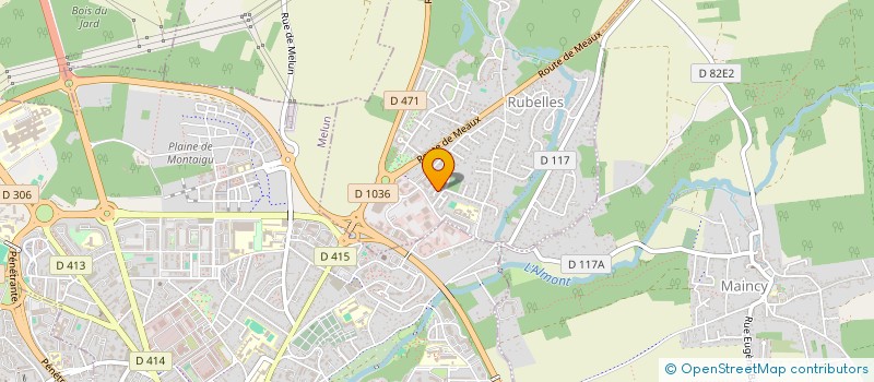 localisation de l'entreprise MADAME ANGELINA POGGI  RUBELLES