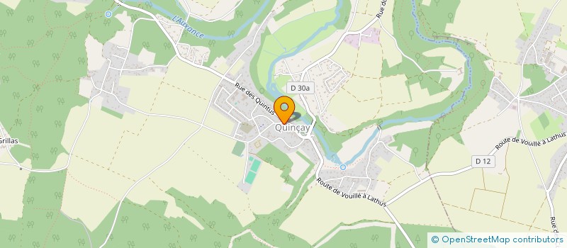 localisation de l'entreprise MADAME ANGELINA POULIN  QUINCAY