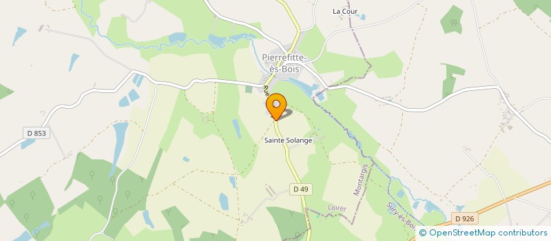 localisation de l'entreprise MADAME ANGELINA RAIMBAULT à PIERREFITTE-ES-BOIS