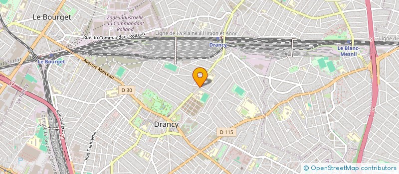 localisation de l'entreprise MADAME ANGELINA SIMEON  DRANCY
