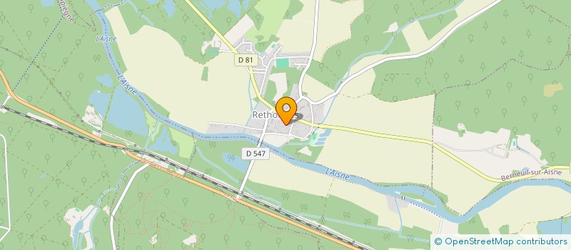 localisation de l'entreprise MADAME ANGELINA TROIA  RETHONDES