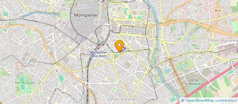 localisation de l'entreprise MADAME ANGELINA VAZQUEZ à MONTPELLIER