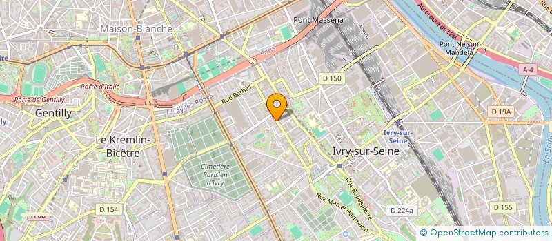 localisation de l'entreprise MADAME ANGELINA VENDEMAN  IVRY-SUR-SEINE