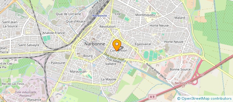 localisation de l'entreprise MADAME ANGELINA ZUCCOLOTTO  NARBONNE