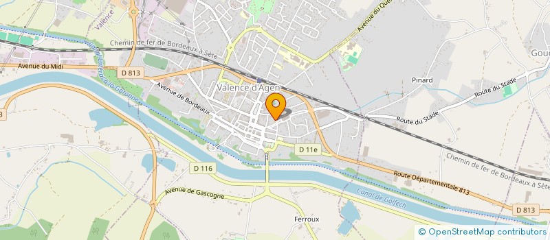 localisation de l'entreprise MADAME ANGELINE ALONSO  VALENCE