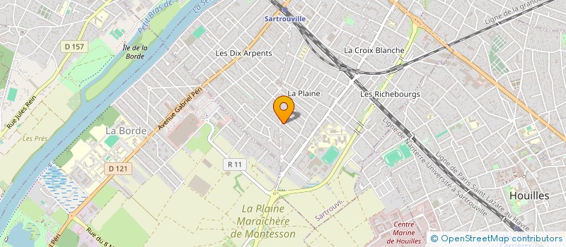 localisation de l'entreprise MADAME ANGELINE ANGELINE ARABOGLOU à SARTROUVILLE