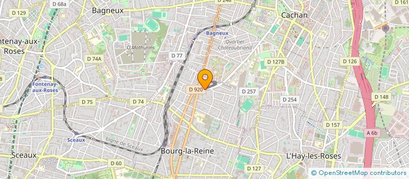 localisation de l'entreprise MADAME ANGELINE BALTUS à BOURG-LA-REINE