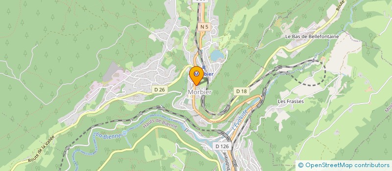 localisation de l'entreprise MADAME ANGELINE BAUDIN  MORBIER